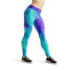 Women's Leggings Beverly Teal Liquid Leggings Activewear Yoga Leggings Made in the USA