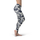 Women's Leggings Jean Cat Sugar Skulls Leggings  Activewear Yoga Leggings Made in the USA