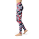 Jean Red White Camo Leggings