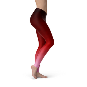 Women's Leggings Jean Crimson Triangles Leggings Activewear Yoga Leggings Made in the USA