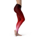 Women's Leggings Jean Crimson Triangles Leggings Activewear Yoga Leggings Made in the USA