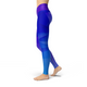 Women's Leggings Beverly Adorable Blue Leggings Activewear Yoga Leggings Made in the USA