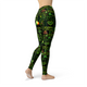 Women's Leggings Jean Happy St Patricks Leggings  Activewear Yoga Leggings Made in the USA