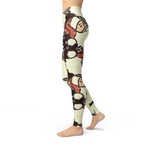 Jean Santa Heads Leggings