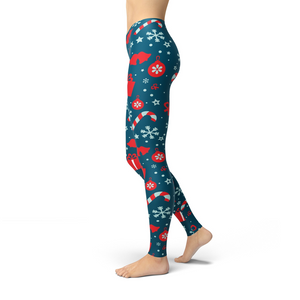 Jean Presents and Snowflakes Leggings