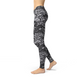 Women's Leggings Avery Black Lace Activewear Yoga Leggings Made in the USA