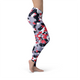 Jean Red White Camo Leggings