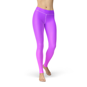 Jean Purple Pink Ombre Leggings