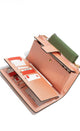 Leather wallet Card Slots PU Leather