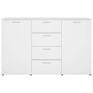 Sideboard White 47.2"x14"x29.5" Chipboard