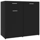 Sideboard Black 31.5"x14.1"x29.5" Chipboard