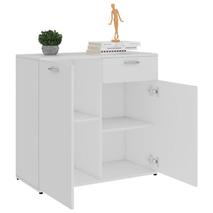 Sideboard White 31.5"x14.1"x29.5" Chipboard