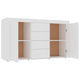 Sideboard White 47.2"x14.2"x27.2" Chipboard