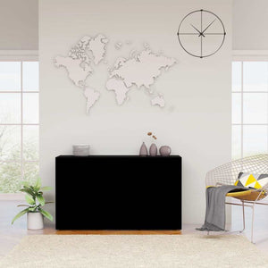 Sideboard Black 47.2"x14.2"x27.2" Chipboard