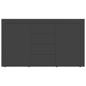 Sideboard Gray 47.2"x14.2"x27.2" Chipboard