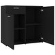 Sideboard Black 31.5"x14.1"x29.5" Chipboard