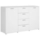 Sideboard White 47.2"x14"x29.5" Chipboard