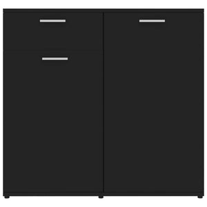 Sideboard Black 31.5"x14.1"x29.5" Chipboard