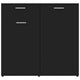 Sideboard Black 31.5"x14.1"x29.5" Chipboard