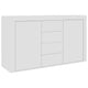 Sideboard White 47.2"x14.2"x27.2" Chipboard