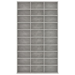 CD Cabinet Concrete Gray 40.6"x9"x69.9" Chipboard