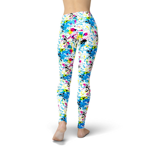 Jean Paint Splatter Leggings