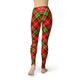 Jean Red Green Plaid Leggings