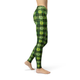 Women's Leggings Avery Clover Patchwork Activewear Yoga Leggings Made in the USA