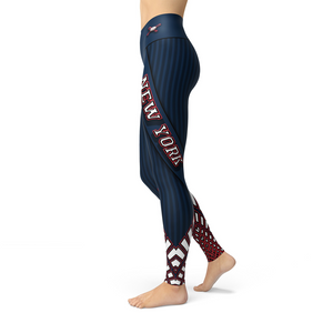 Women's Leggings Beverly Bronx Baseball Leggings Activewear Yoga Leggings Made in the USA
